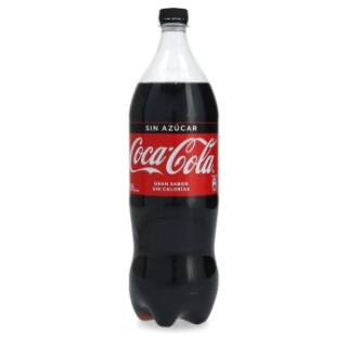coca cola sin azucar 1.5lt